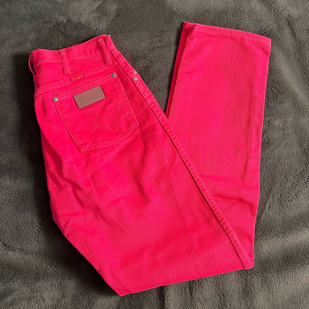Vintage Cowboy Cut Red Wranglers